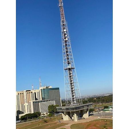 Flat Encantador No 7º Com Vista Pra Torre De Tv Brasília Exteriör bild